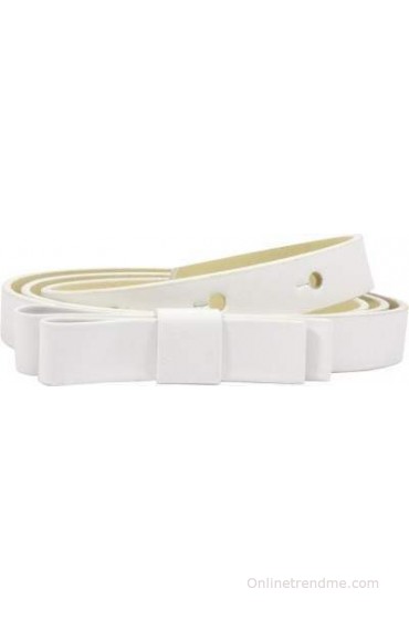 Something Special Women, Girls Casual, Formal, Party White Artificial Leather Belt(White)